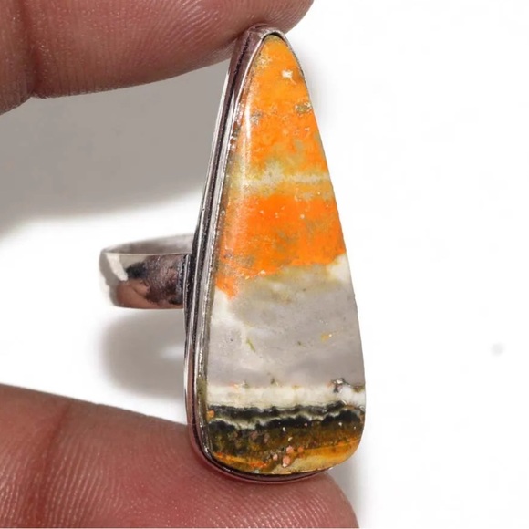 Artisan Jewelry - Bumblebee Jasper Ring